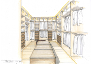 Walk in closet design Kroell Winkel