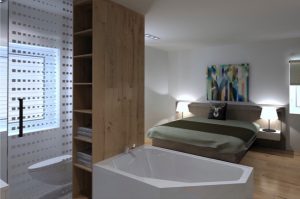 Disgn minimalistic master bedroom