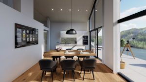Design Esszimmer Penthouse luxurious