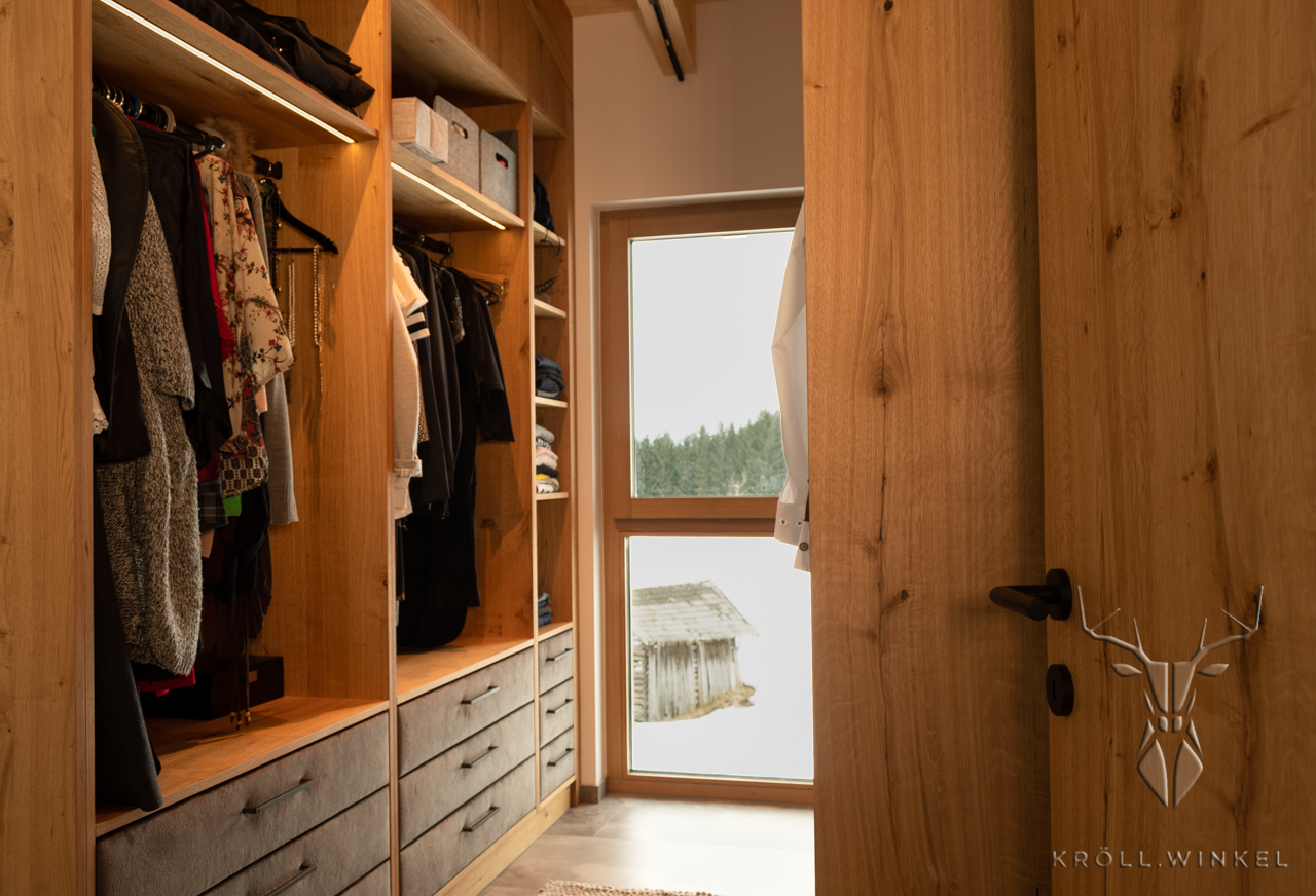 Walk in Closet Eiche