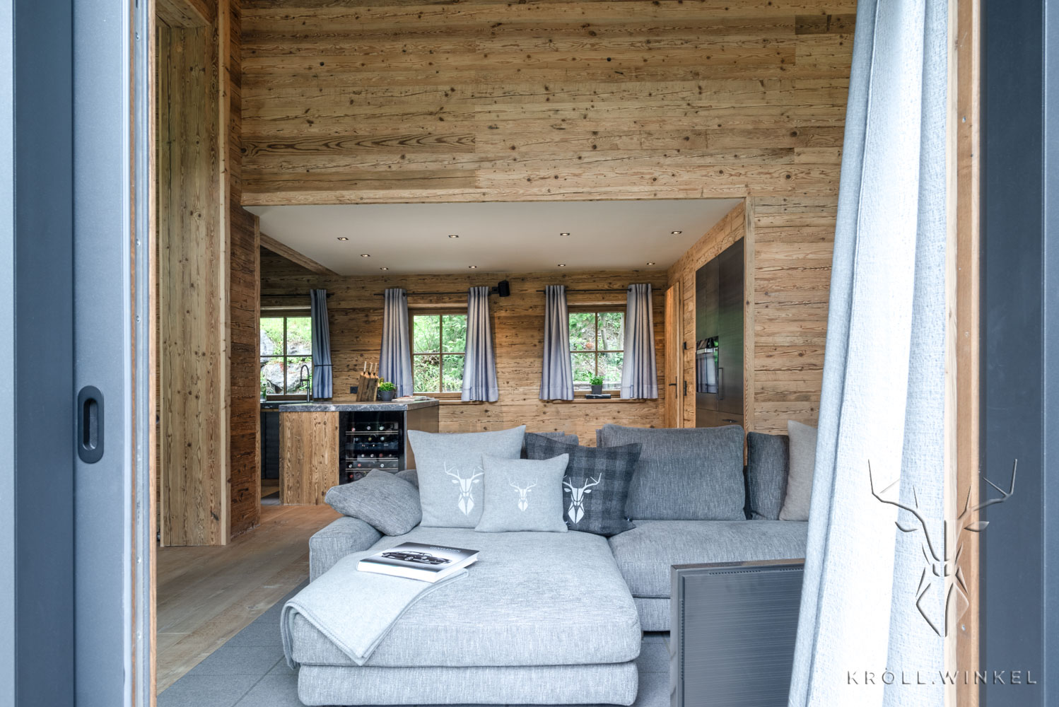 Wohnzimmer Interieur Chalet