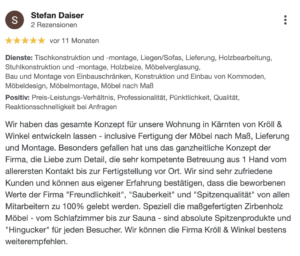 5 sterne review interieur
