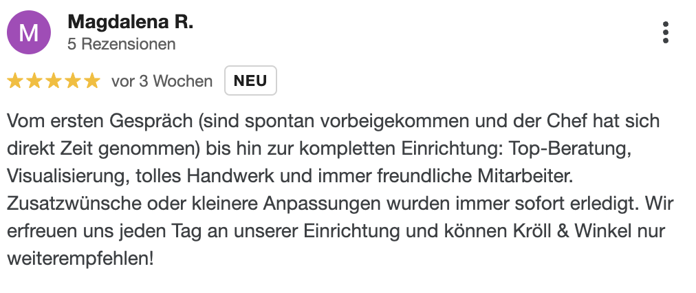 5 sterne review interieur