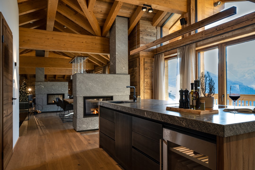 Luxus Chalet Interieur Küche