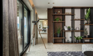 Bücherregal Stahlframe mit Holz Regal