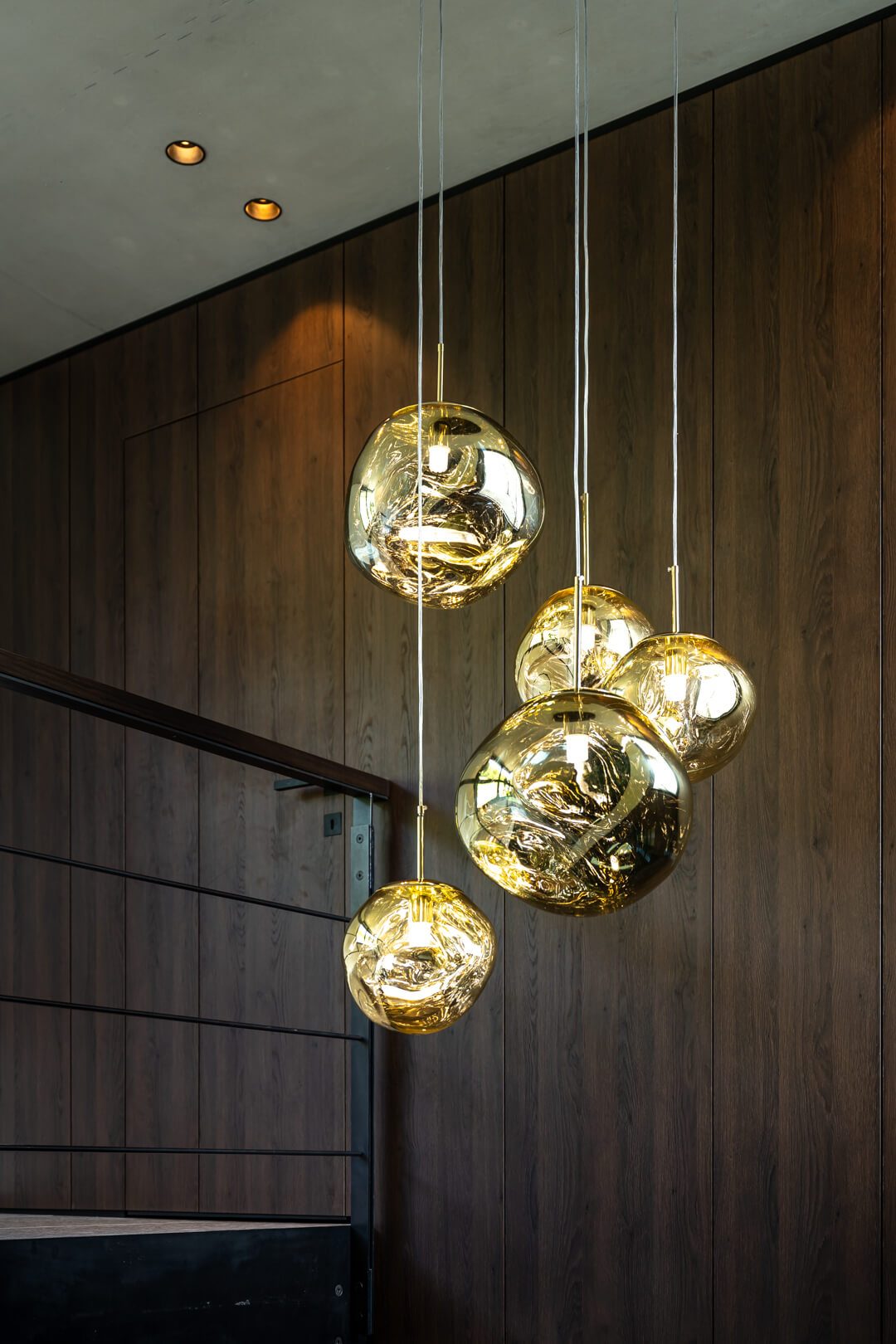 Deckenlampen Set Rauchglas