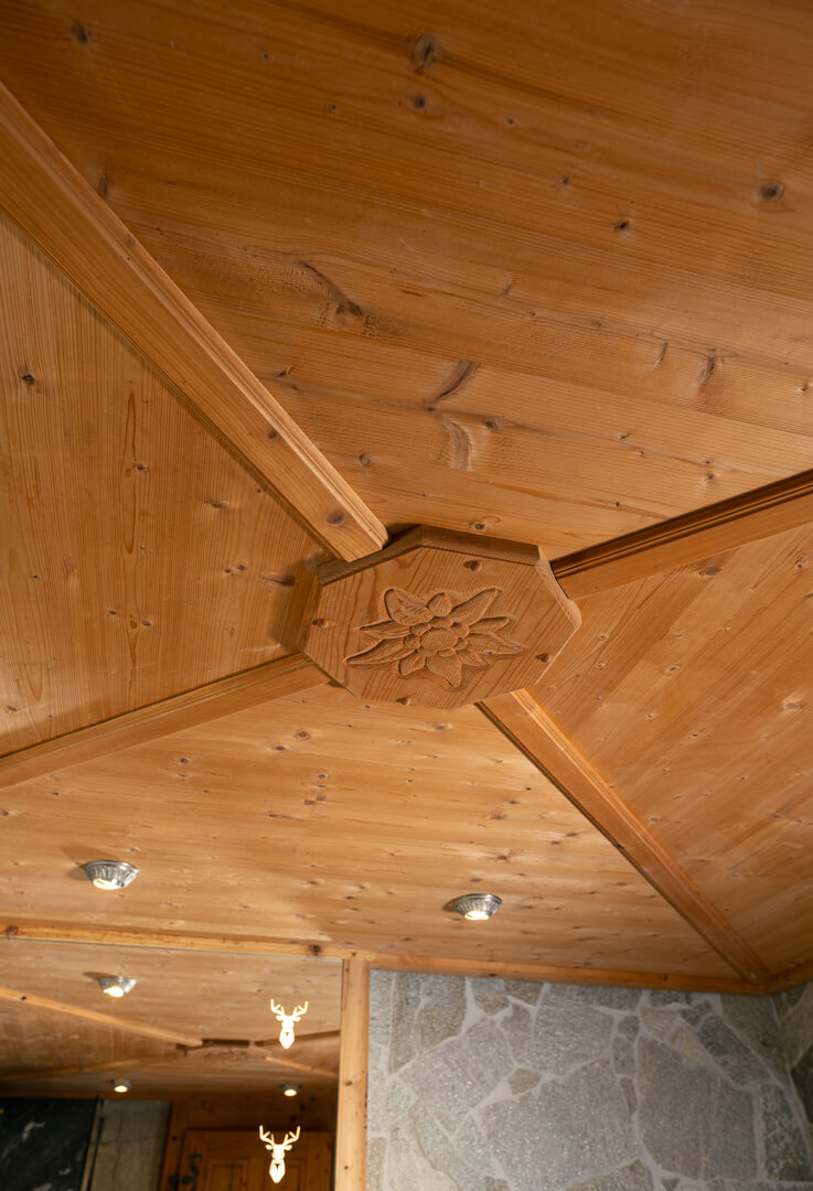 Edelweiß Decke aus Eiche