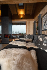 Sofa Landschaft aus Loden