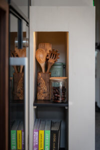 Beleuchtete Niche Küche