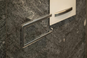 Chrome wc Papier Halterung