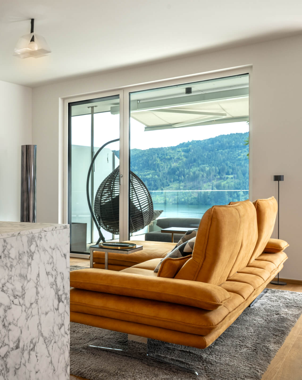 Orange Design Couch