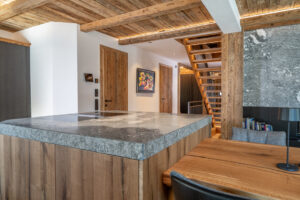 Kücheninsel Rauriser Natursteinplatte