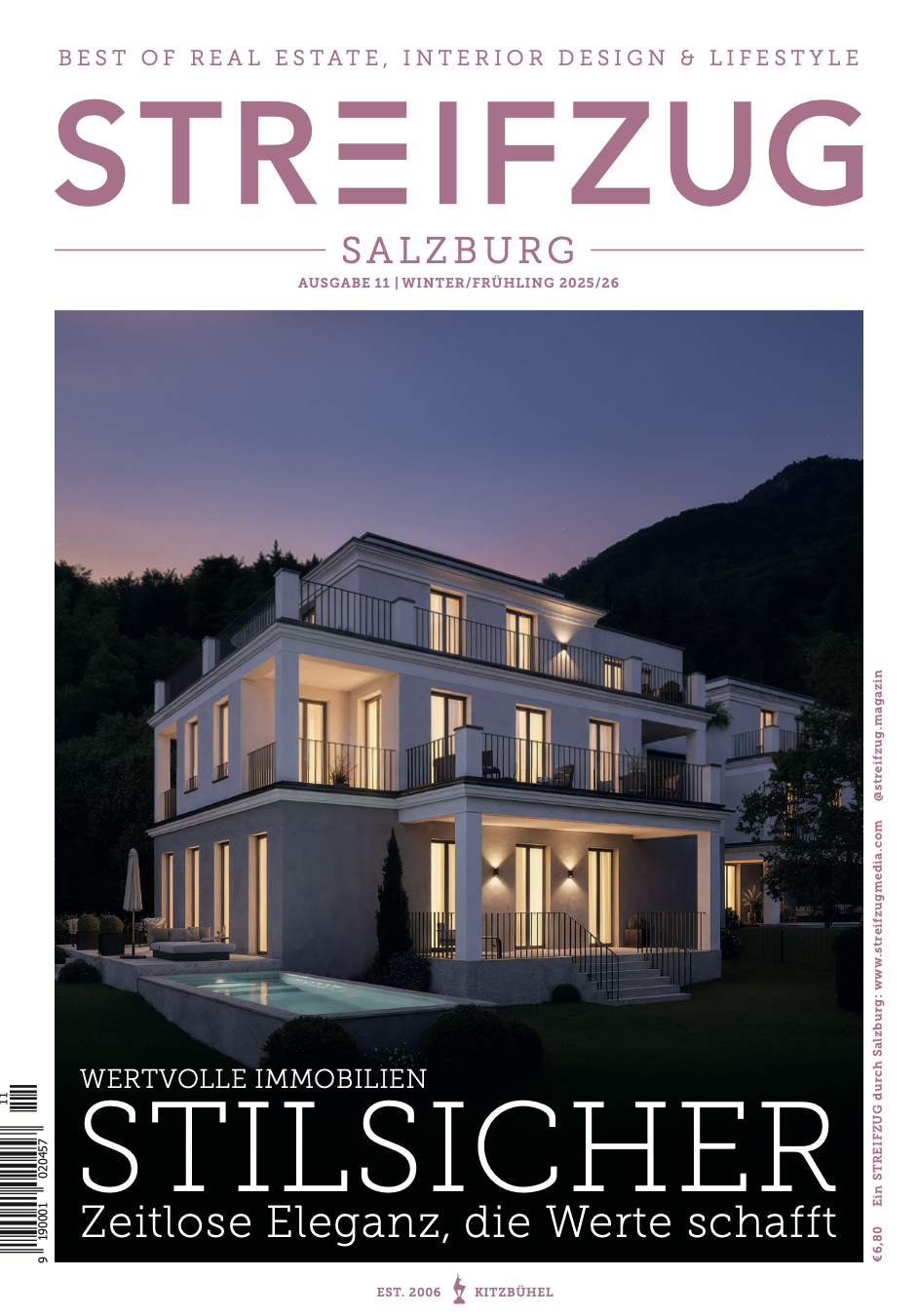 Cover Streifzug Magazin Salzburg Winter 2025