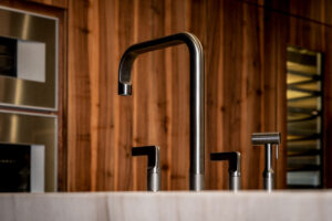 Walnuss Küche Bronze Armatur