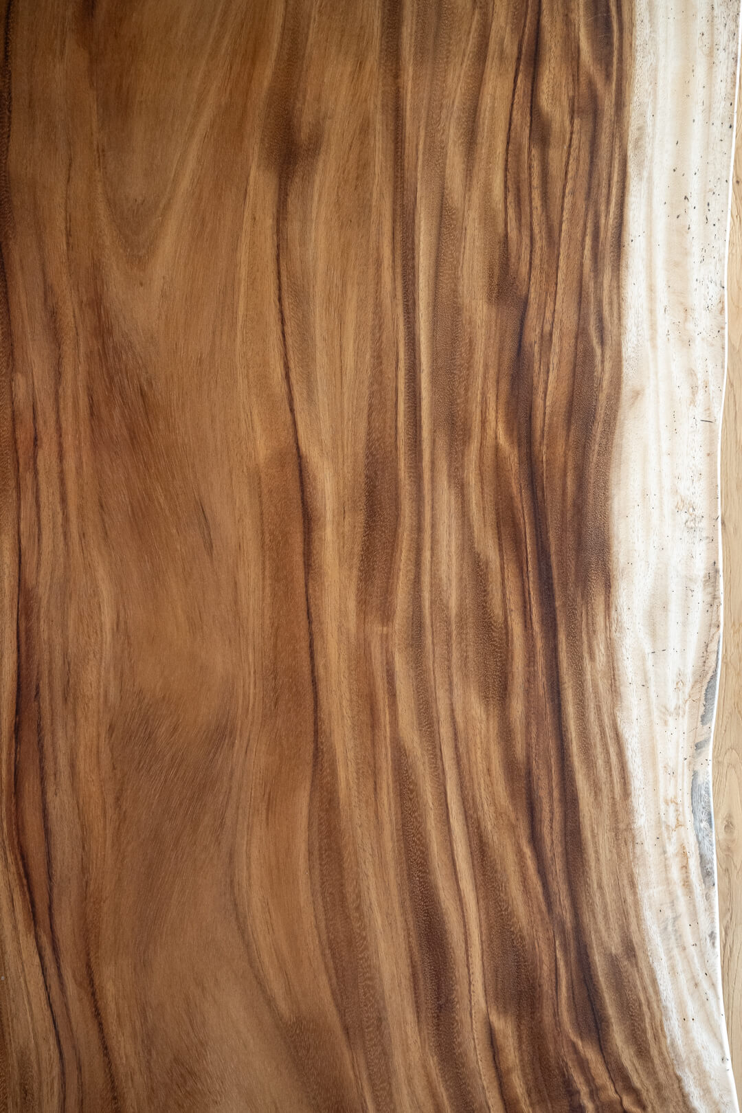 Holzmaserung Massive Akzien Platte mit splint