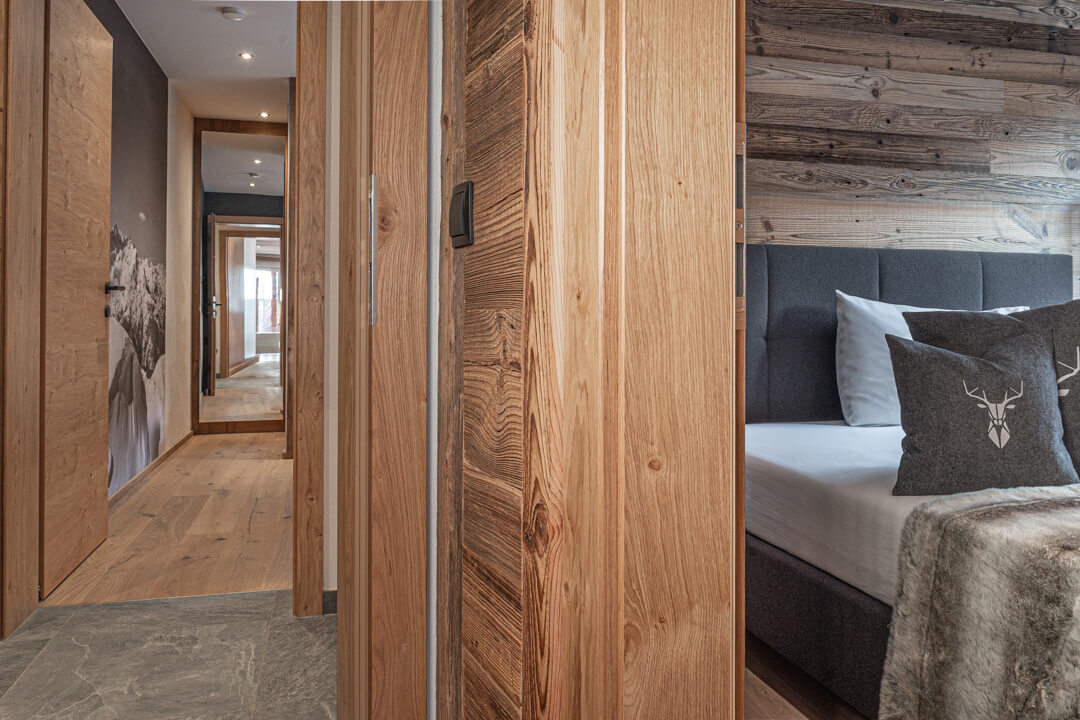 Chalet Interieur und Schlafzimmer