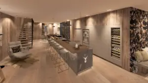 Design Zeichnung Hochwertiges Interieur