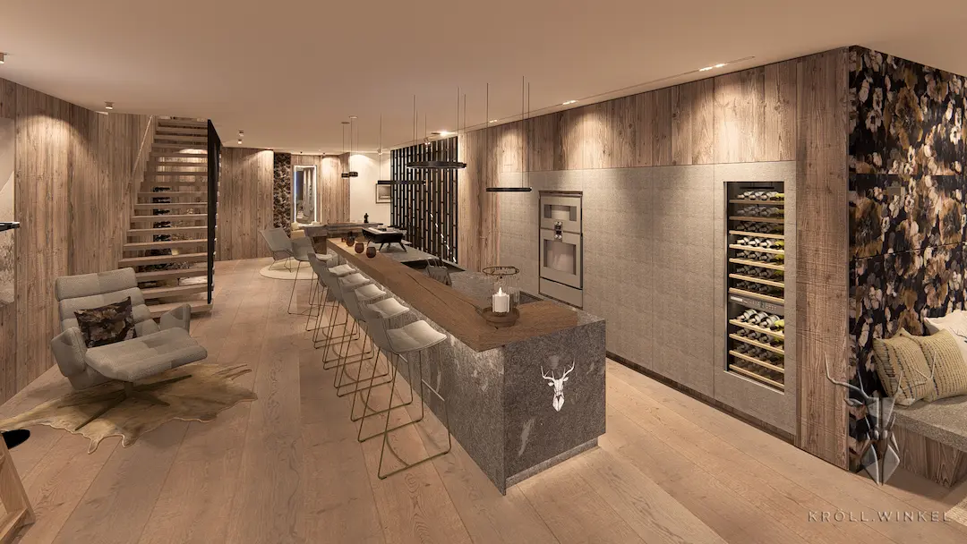 Design Zeichnung Hochwertiges Interieur