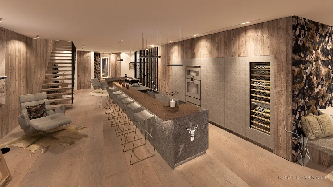 Design Zeichnung Exklusives Interieur
